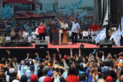 Presiden Prabowo pada Peringatan Hari Buruh Internasional (1 Mei 2025) (Dok. Istimewa)