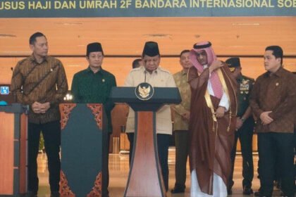 Presiden Prabowo resmikan terminal khusu haji (Dok. Istimewa)