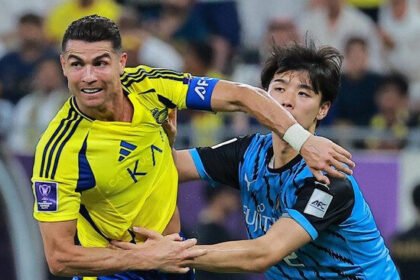 Ronaldo pada laga Al Nassr melawan Kawasaki Frontale (Dok. Istimewa)