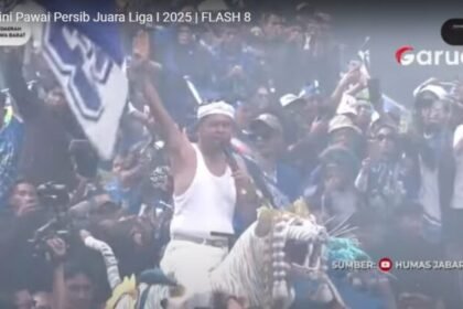 Pesta Kemenangan Maung Bandung, “Bapak Aing” Bakar Semangat Bobotoh