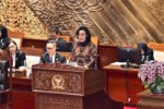 Menkeu Sri Mulyani paparkan target ambisius pertumbuhan ekonomi 2026 yang dipatok hingga 5,8 persen dalam Sidang Paripurna DPR RI, Selasa (20/5/2025).