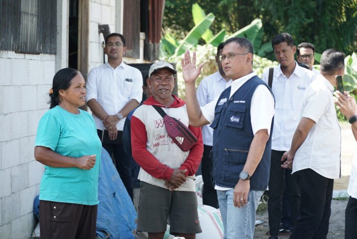 Sambangi lumbung padi NTT, Pupuk Indonesia permudah akses pupuk bagi petani di Kabupaten Manggarai Barat.