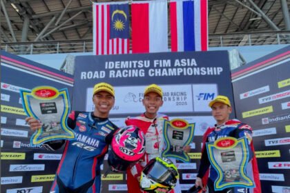 Mohammad Adenanta Putra tampil heroik di kelas Supersports 600cc (SS600), juara Asia Road Racing Championship (ARRC) Malaysia 2025.