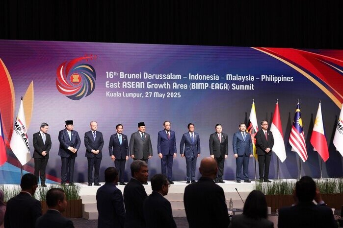 Presiden Prabowo Subianto hadiri Konferensi Tingkat Tinggi (KTT) ke-16 Brunei Darussalam Indonesia Malaysia Philippines East ASEAN Growth Area (BIMP–EAGA) di Kuala Lumpur, Selasa (27/5/2025).