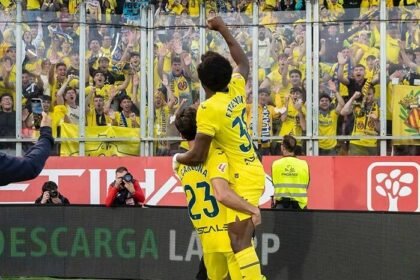 Pemain Villarreal, Karl Etta Eyong, menjadi pahlawan kemenangan dengan golnya pada menit ke-89 yang menjaga peluang timnya tampil di Liga Champions.