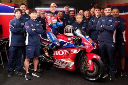 Takaaki Nakagami mengaspal bersama Honda HRC—siap kembali beraksi di GP Italia 2025 menggantikan Luca Marini.