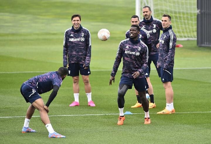 Paul Pogba, pemain asal Prancis saat latihan bersama timnya, Juventus (Dok. Istimewa)