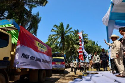 Presiden Prabowo Lepas Ekspor Perdana Jagung (Dok. Tim Media Presiden Prabowo)