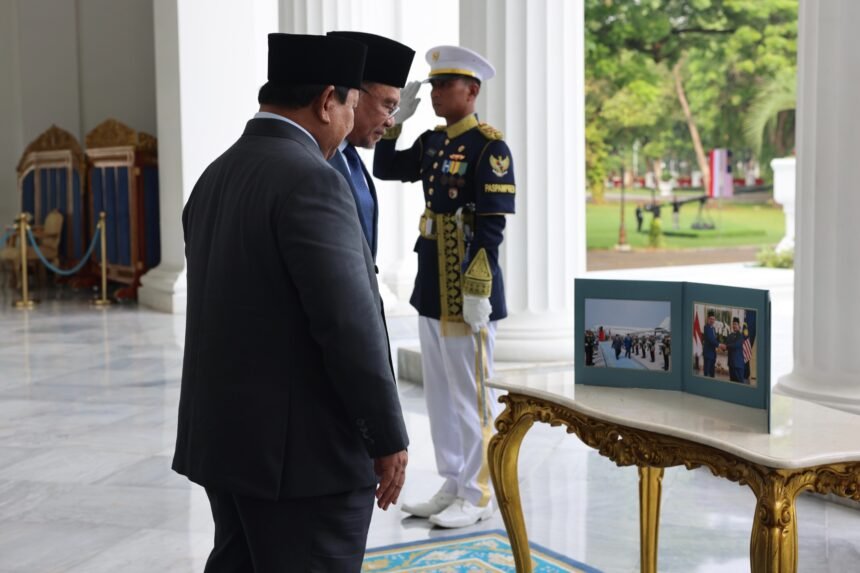 Presiden Prabowo dan PM Malaysia Anwar Ibrahim di Istana Merdeka, Jakarta 27 Juni 2025 (Dok. Tim Media Presiden Prabowo)