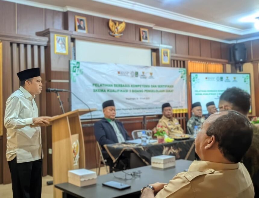 Tingkatkan Profesionalisme Amil, BAZNAS RI Beri Pelatihan dan Sertifikasi di Majalengka (Dok. BAZNAS)