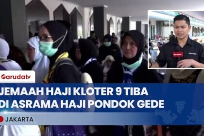 Kembali ke Tanah Air, Jemaah Haji Mendarat di Asrama Haji Pondok Gede