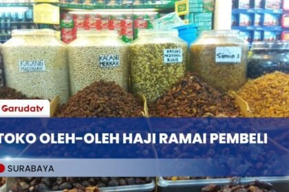 Oleh-oleh Haji Laris Manis, Pasar Bong Surabaya Kebanjiran Pembeli