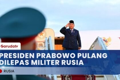 Presiden Prabowo Akhiri Lawatan ke Rusia, Dilepas Dengan Penuh Hormat