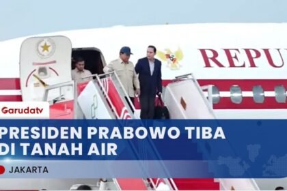 Breaking News : Presiden Prabowo Tiba disambut Menteri dan Pejabat Negara
