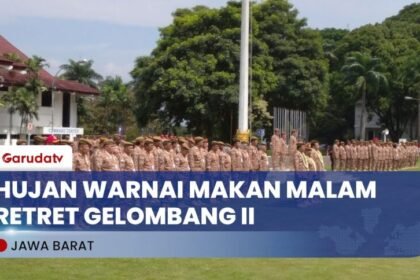 Diguyur Hujan, Makan Malam Retret 84 Kepala Daerah Pindah Lokasi