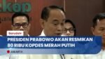 Presiden Prabowo Akan Resmikan 80 Ribu Koperasi Desa Merah Putih