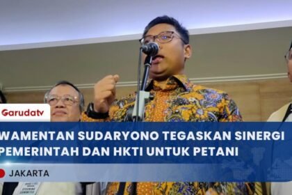 Wamentan Sudaryono Tegaskan Sinergi Pemerintah dan HKTI Kunci Wujudkan Kedaulatan Pangan