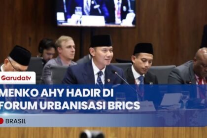 Menko AHY Buka Forum Urbanisasi BRICS ke-4 di Brasil, Soroti Isu Perkotaan dan Iklim