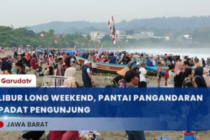Hunian Hotel Capai 80 Persen di Pantai Pangandaran Imbas Libur Long Weekend