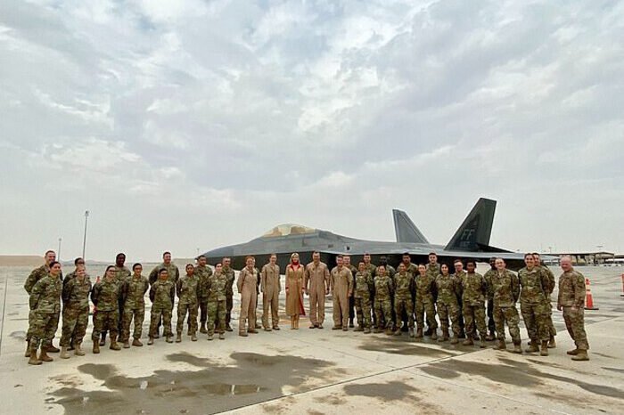 Pangkalan militer AS di Qatar dalam eskalasi militer terbesar pascaserangan nuklir akhir pekan lalu, diserang rudal Iran, Senin (23/6/2025) Waktu semalam.