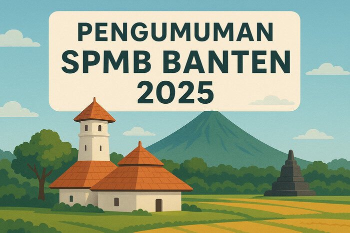 Pengumuman hasil seleksi SPMB Banten 2025 jenjang SMA, SMK, dan SKH negeri diumumkan hari ini.