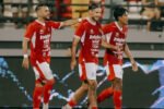 Bali United tampil gemilang saat menghancurkan PSIM Yogyakarta 6-0 dalam uji coba pramusim di Gianyar, Sabtu (26/7).