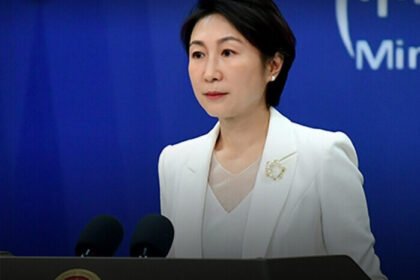 Juru Bicara Kementerian Luar Negeri Tiongkok, Mao Ning, saat menyampaikan sikap resmi Tiongkok atas ancaman tarif baru Presiden AS Donald Trump terhadap negara BRICS.