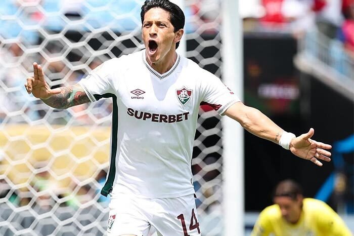 Hasil Inter Milan vs Fluminense German Cano merayakan gol cepat yang membungkam Inter Milan di Piala Dunia Antarklub 2025.