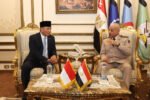 Menhan RI Sjafrie Sjamsoeddin bertemu Menhan Mesir Jenderal Abdel Mageed Saqr di Kairo, memperkuat kerja sama pertahanan bilateral, Sabtu (12/7/2025).