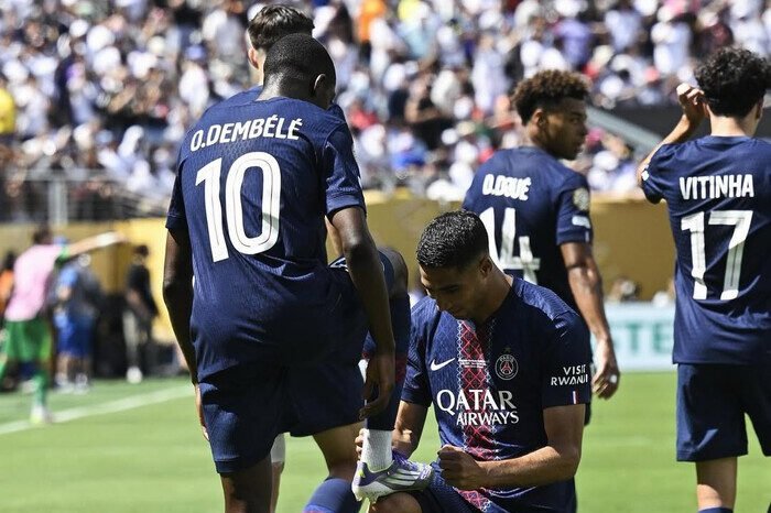 PSG rayakan kemenangan besar atas Real Madrid di semifinal Piala Dunia Antarklub 2025.