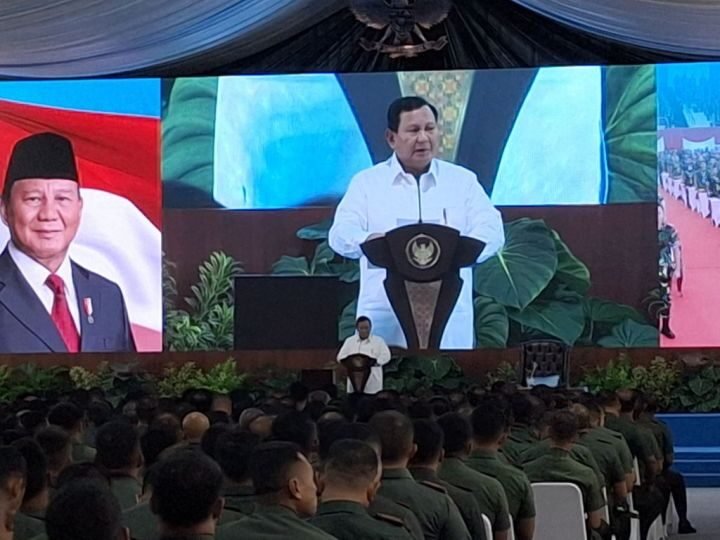 Pelantikan Perwira TNI-Polri, Prabowo Tekankan Tugas Mulia Lindungi Rakyat