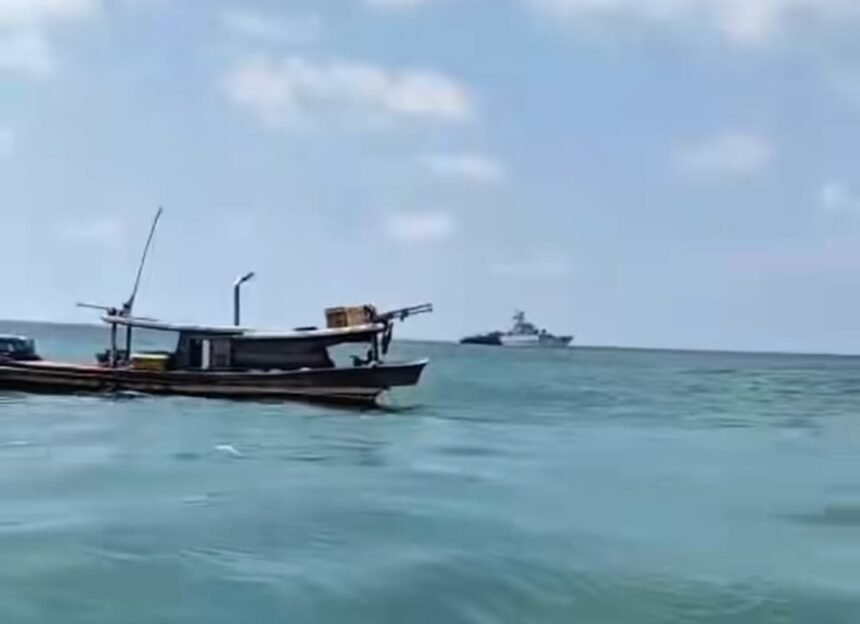 TNI AL Amankan Nelayan di Perairan Palembang Diduga Lakukan Aktivitas Ilegal