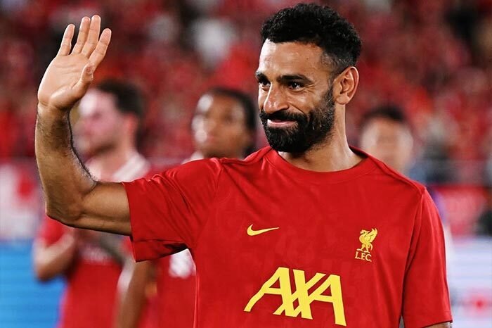 Mohamed Salah tampil di laga pramusim saat Liverpool unggul 3-1 atas Yokohama Marinos di Jepang, Sandy Walsh tampil di babak kedua.