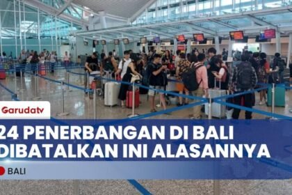 Bandara Ngurah Rai Batalkan 24 Penerbangan Akibat Letusan Gunung Lewotobi Laki-Laki