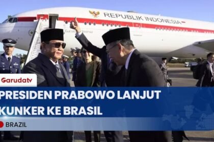 Presiden Prabowo Akan Bertemu Presiden Brasil Perkuat Kerjasama