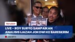 Roy Suryo Hadiri Gelar Perkara Dugaan Ijazah Palsu Jokowi