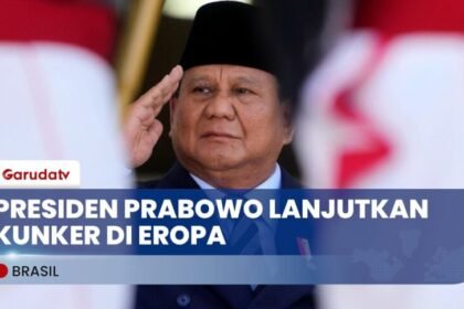 Dari Brasil, Presiden Prabowo Lanjutkan Misi Diplomasi Ke Eropa