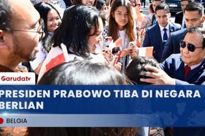 Tiba di Belgia, Presiden Prabowo Disambut Hangat Diaspora Indonesia