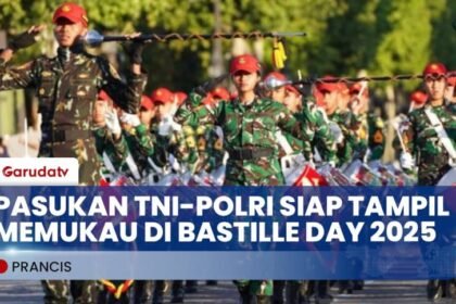 Kontingen Indonesia Berlatih Penuh untuk Tampil All Out di Bastille Day 2025