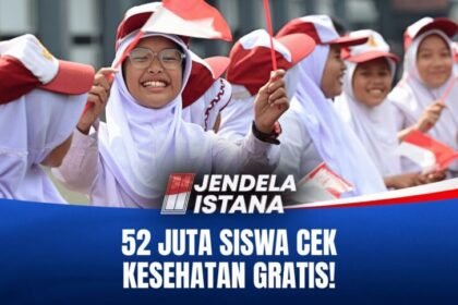 Presiden Prabowo Luncurkan CKG untuk 52 Juta Pelajar Indonesia - JENDELA ISTANA