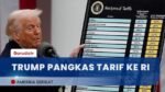 Presiden As Donald Trump Umumkan Pangkas Tarif Dari 32% Jadi 19%