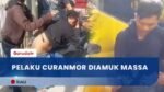 Dua Terduga Pelaku Curanmor Kepergok Warga, Satu Orang B4b4k B3lur Dihajar Massa