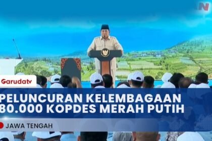 [FULL] Presiden Prabowo Luncurkan Kelembagaan 80.000 Koperasi Desa Merah Putih
