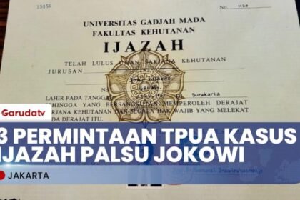 Roy Suryo dan TPUA Layangkan 3 Permintaan Terkait Kasus Ijazah Palsu Jokowi ke Polda Metro