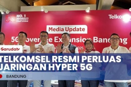 Telkomsel Resmi Perluas Jaringan Hyper 5G di Bandung, Dukung Ekosistem Digital Nasional