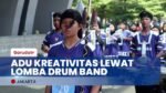 Ribuan Pelajar Ikuti Kejuaraan Drum Band DKI Jakarta di Jakarta International Equestrian Park