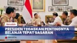 Presiden Prabowo Tegaskan Belanja Negara Harus Tepat Sasaran dan Terkendali