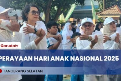 "Pagi Ceria" Warnai Hari Anak Nasional 2025, Ribuan Siswa Gelar Senam Serentak dan Cetak Rekor MURI