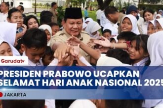 Presiden Prabowo Ucapkan Selamat Hari Anak Nasional 2025 Lewat Instagram Story