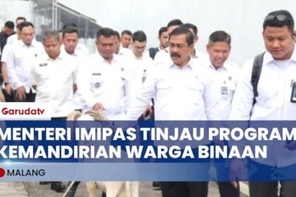 Menteri Imigrasi Tinjau Program Kemandirian Warga Binaan Lewat Ketahanan Pangan di Lapas Siji Malang